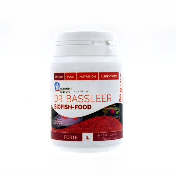 DR. BASSLEER BIOFISH FOOD FORTE L 60 g -"Fitnesskur" für Fische